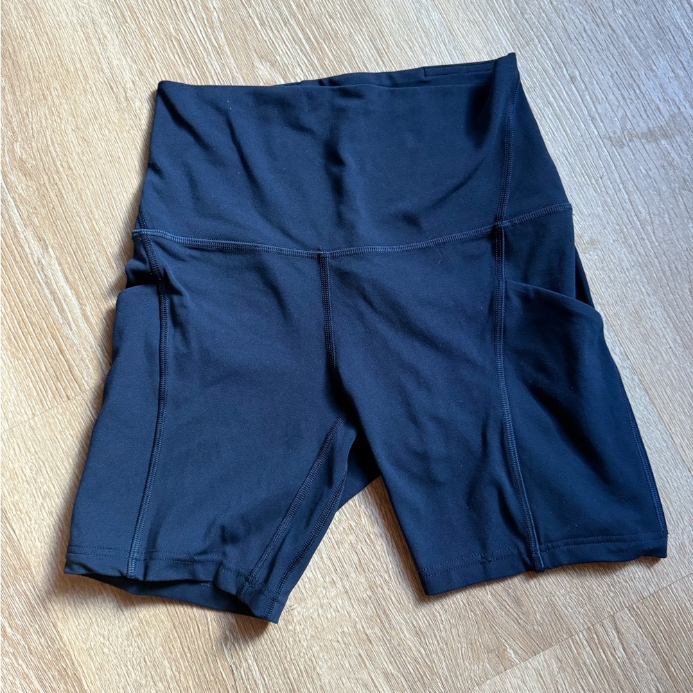 Lululemon Athletica Navy Bike Shorts